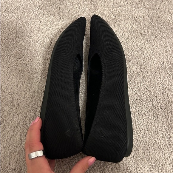 Vivaia‎ Pointed-Toe Ballet Flats Aria Black Size EU 38.5 US 7.5 - Picture 8 of 9